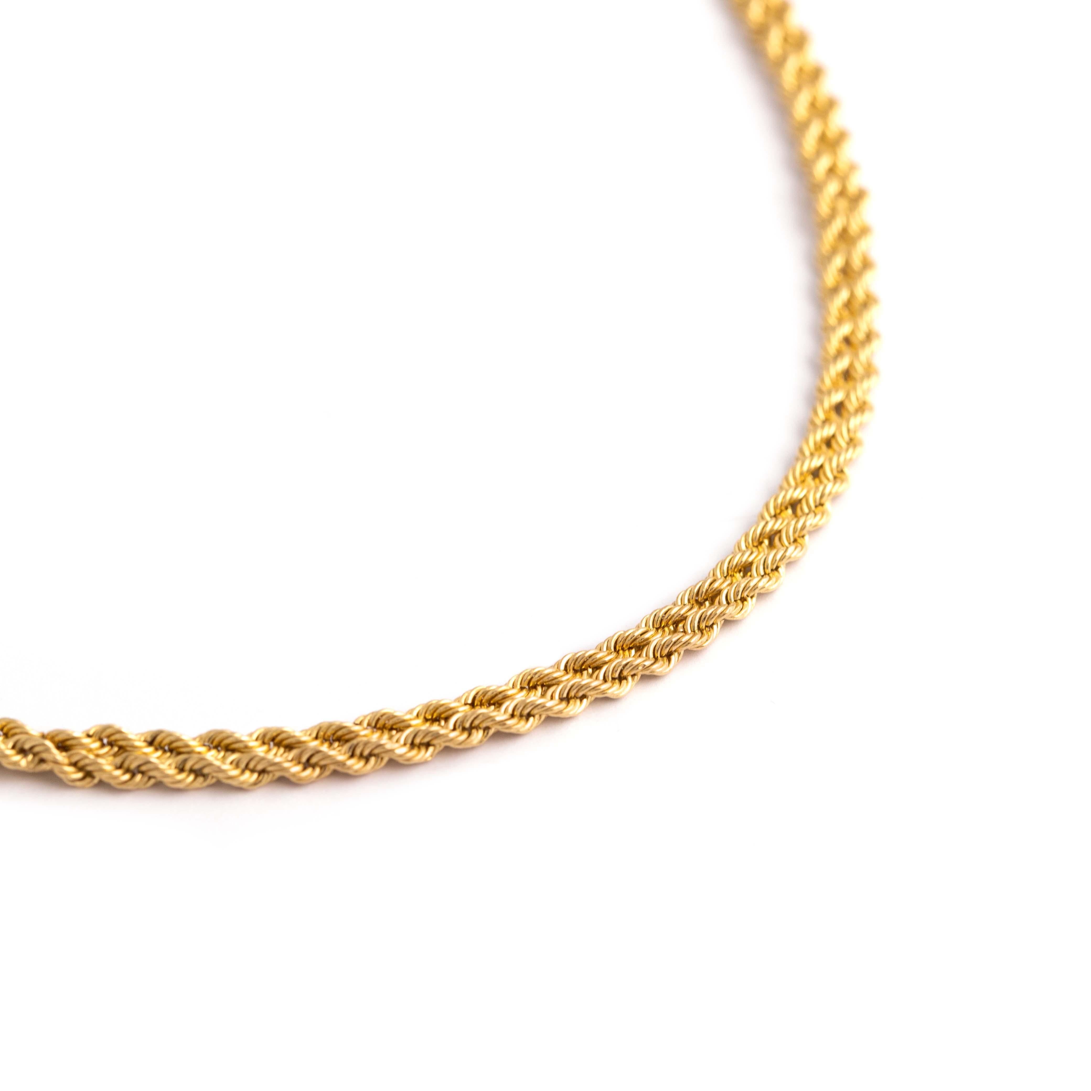 Vintage Gold Set Bracelet Necklace Earrings For Sale 2
