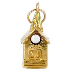 Charm in oro Stanhope Viewer Chapel, Padre Nostro, 14K