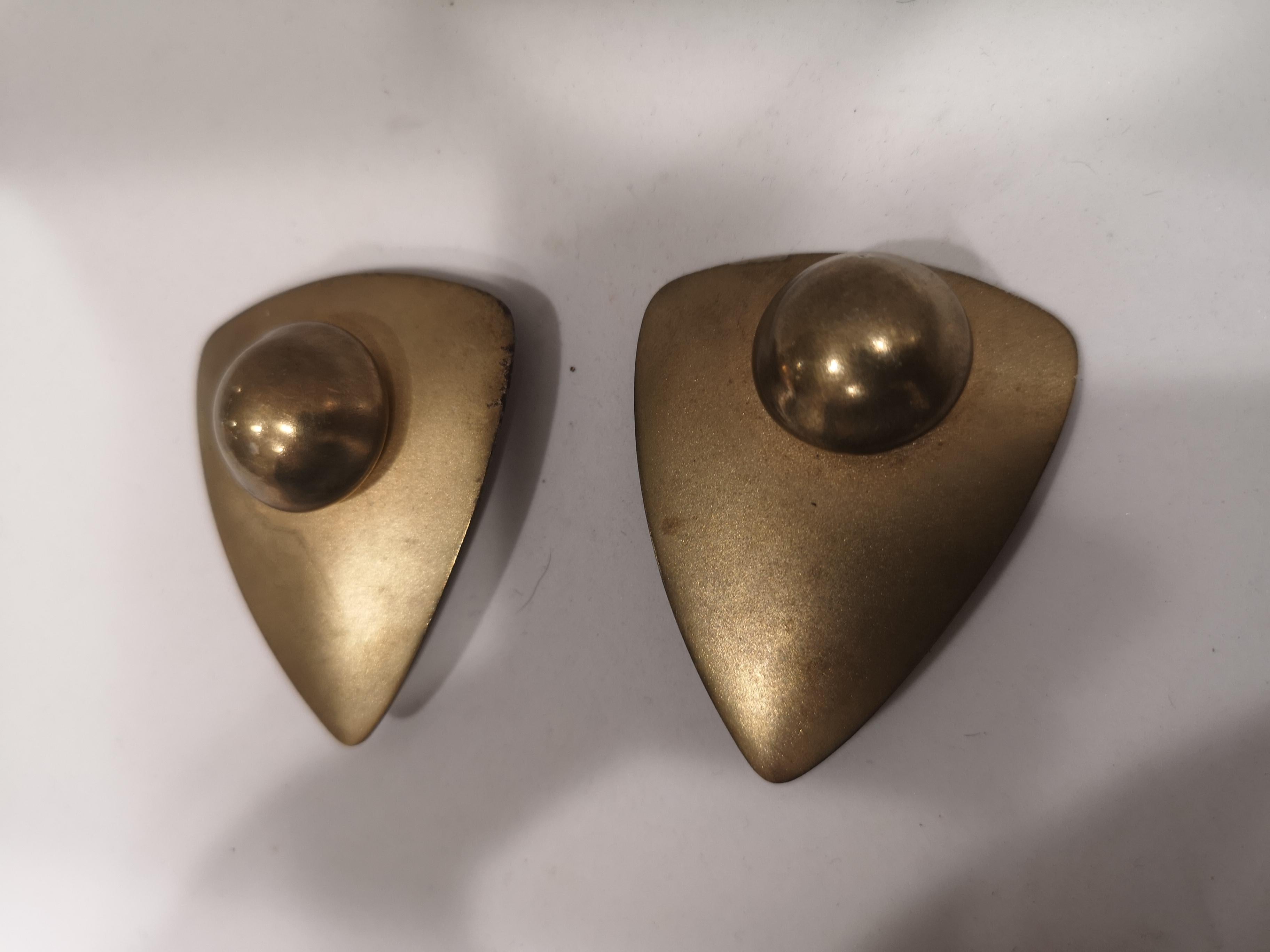 Women's Vintage gold tone clip on earrings