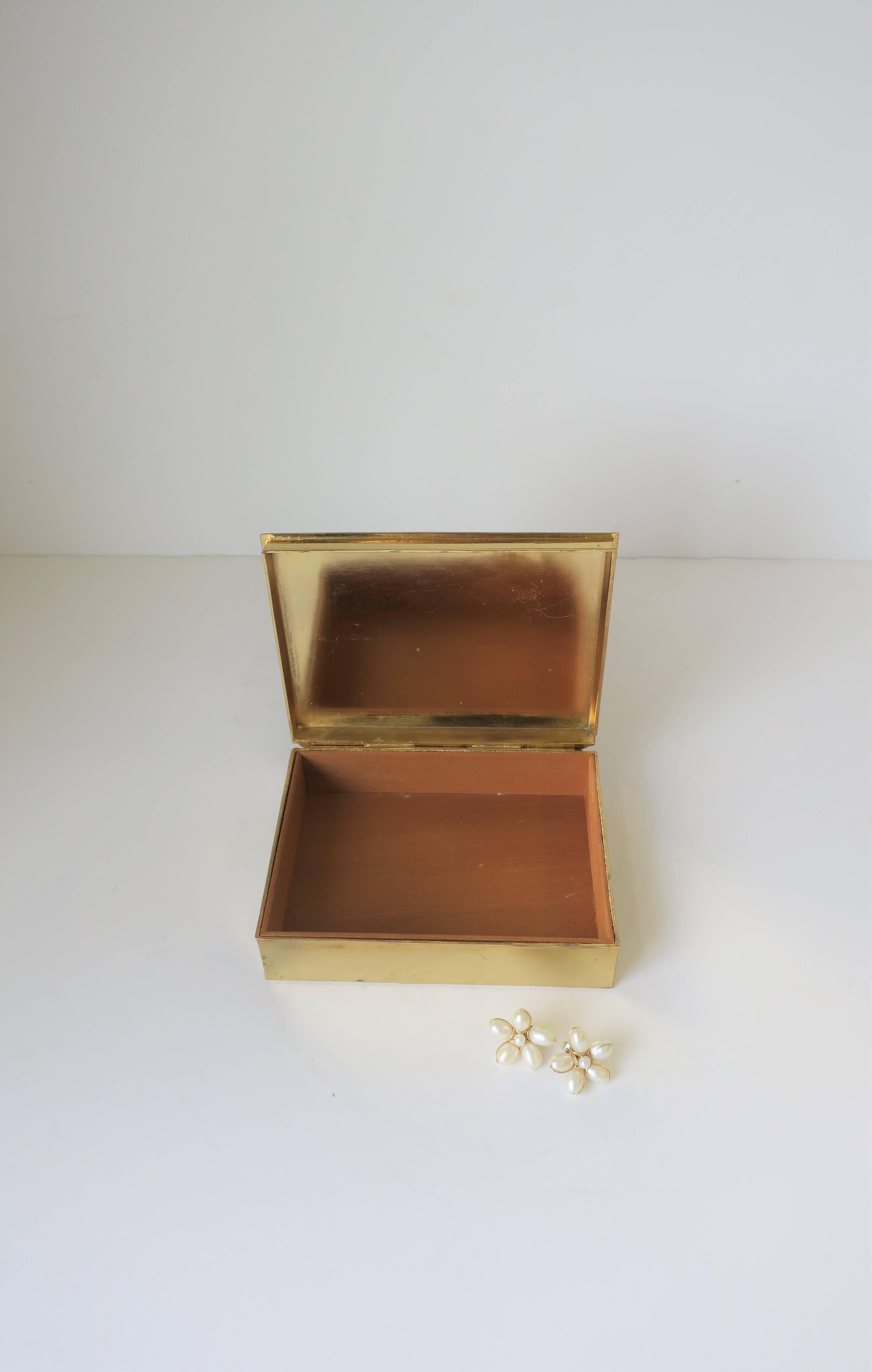 Italian Brass Box, circa 1970s 7