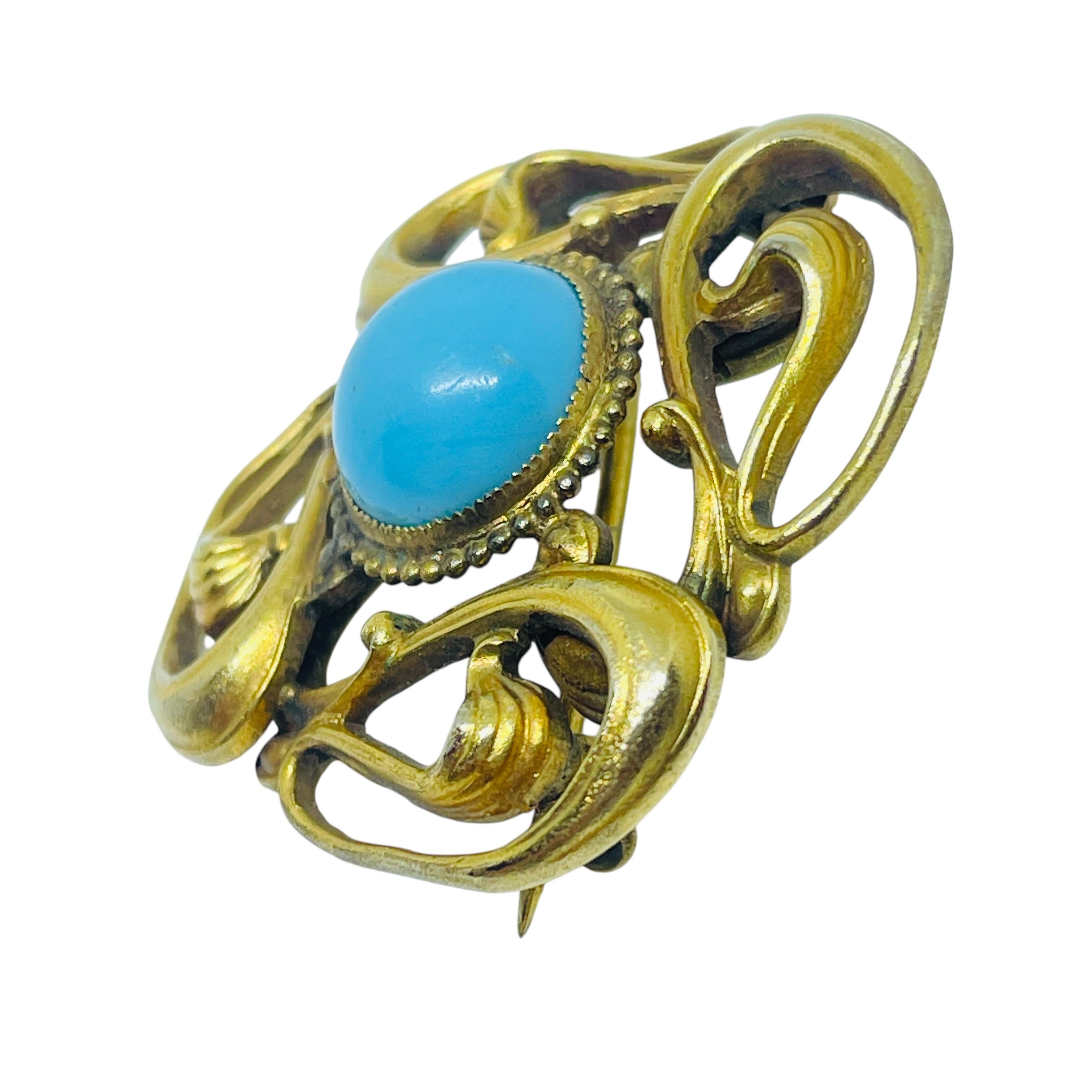 DETAILS

• unsigned

• gold tone with faux turquoise

• vintage designer brooch 

MEASUREMENTS

•

CONDITION

• very good vintage condition with minimal signs of wear

Sku 50

❤️❤️ VINTAGE DESIGNER JEWELRY ❤️❤️

❤️❤️ ALEXANDER’S BOUTIQUE ❤️❤️