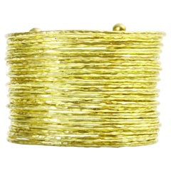 Vintage Gold-Ton mehrere Ringe Manschette