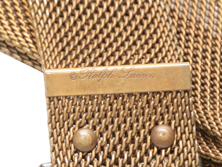 Vintage Gold-Tone Ralph Lauren Metal Mesh Belt Size US XS  display picture 1