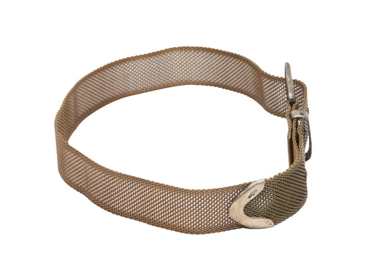 Ralph Lauren Gold Mesh Belt Ralph Lauren Metal Mesh Belt – OMNIA main image 3