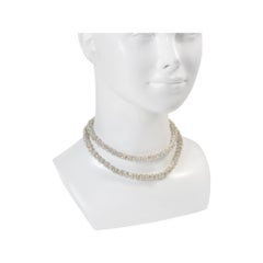 Collana di rondelle in tonalità oro vintage, circa anni '1960