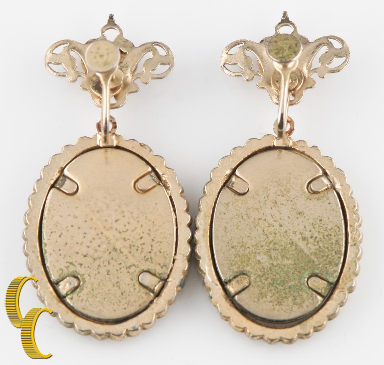 Vintage Gold-Tone Screwback Non-Pierced 