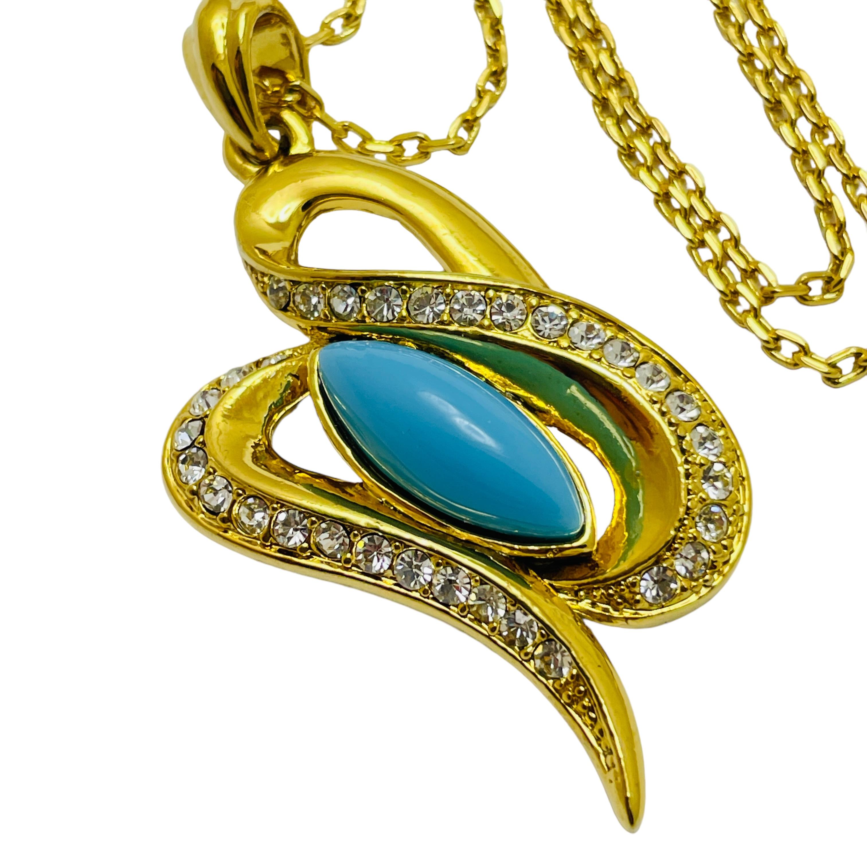 DETTAGLI

- senza segno    

- tono oro con strass e finto turchese

- collana vintage di design

MISURE  

- 

CONDIZIONE

-  ottime condizioni vintage con minimi segni di usura 

 Sku 45

❤️❤️  GIOIELLI VINTAGE DI DESIGN ❤️❤️

❤️❤️  LA BOUTIQUE DI
