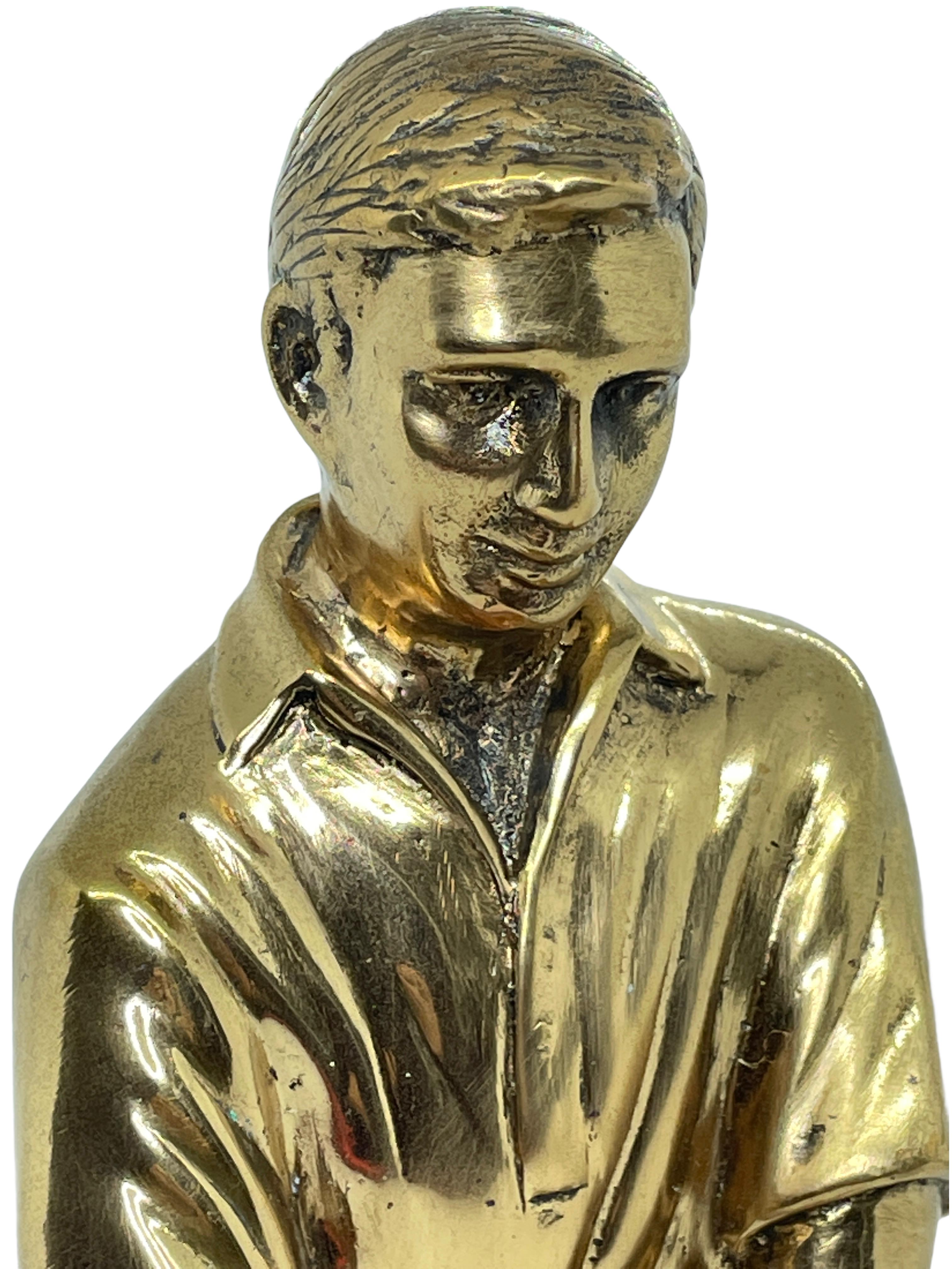 Vintage Golfer Trophy Statue Bronze, Austria, 1960s 1