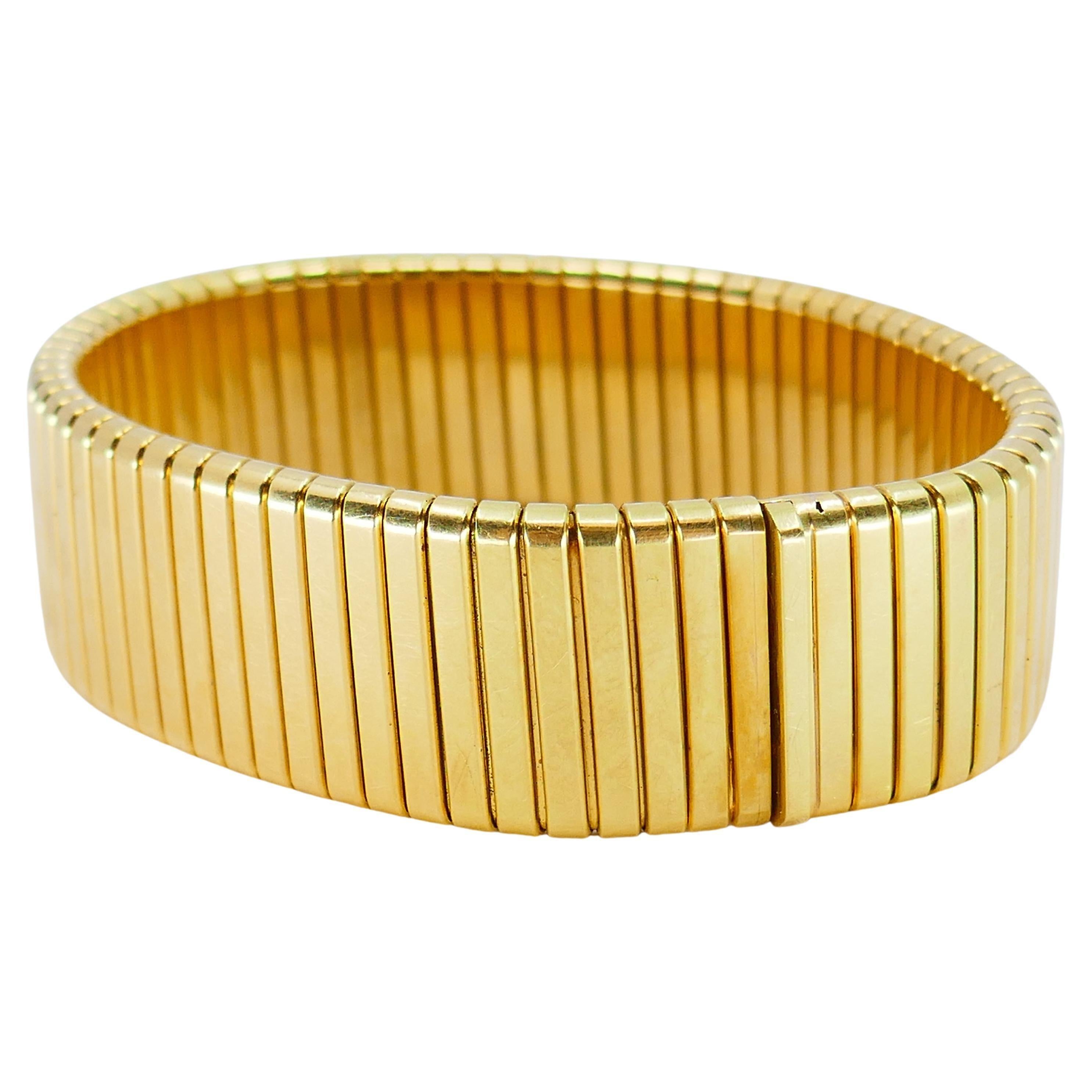 Tubogas-Armband aus 18 Karat Gold  im Zustand „Hervorragend“ im Angebot in Beverly Hills, CA