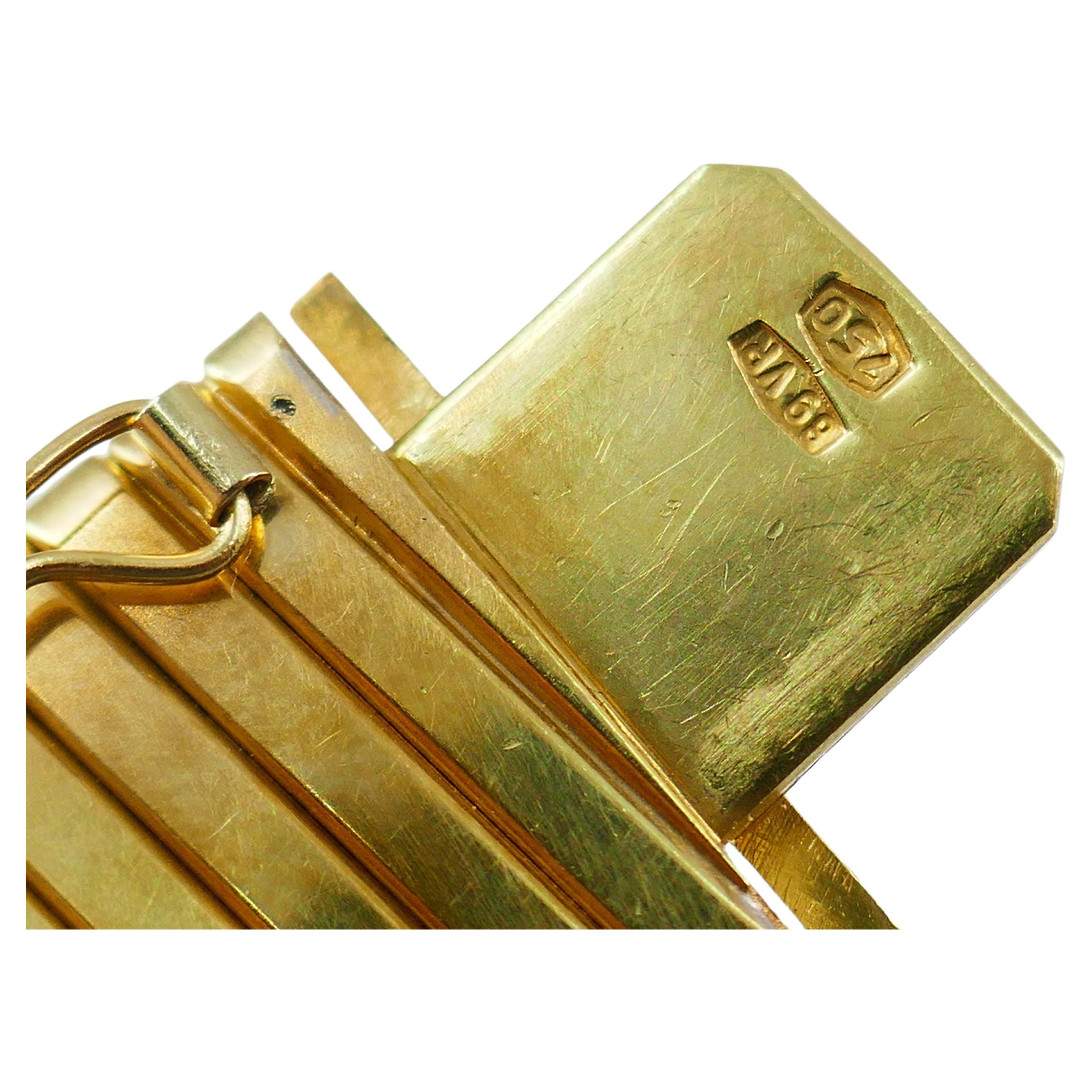 Tubogas-Armband aus 18 Karat Gold  im Angebot 1