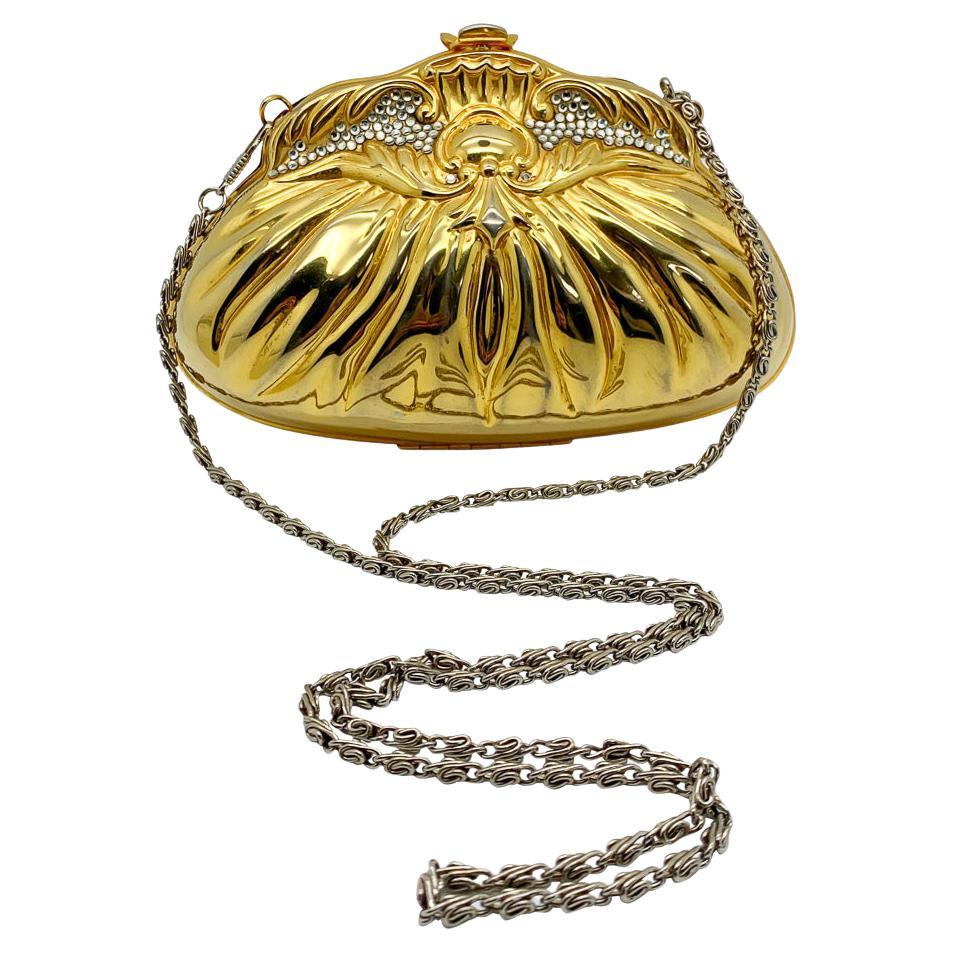 Gold Minaudiere 432 For Sale on 1stDibs gold minaudiere clutch hard case handbag minaudiere purse