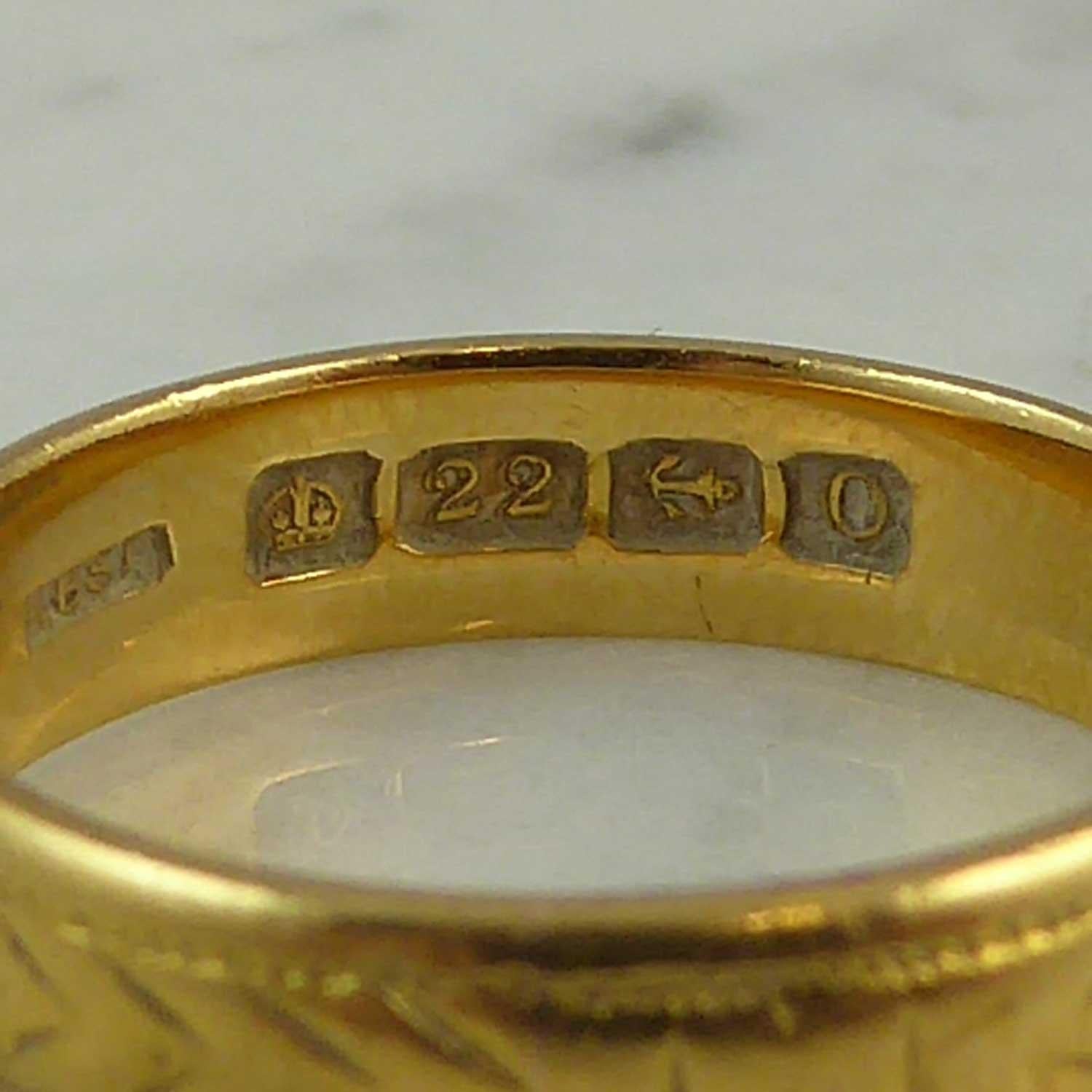 vintage ring markings