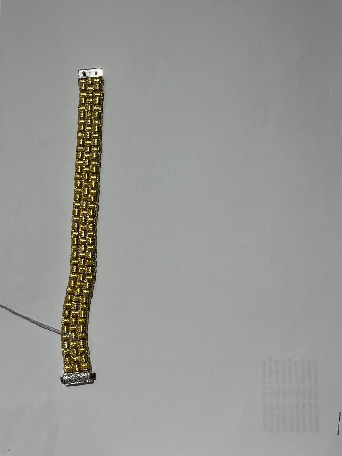 Vintage Gold, White Gold, Diamond, and Ruby Roberto Coin Appasionata Bracelet 2