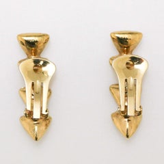 Vintage gold YSL clips