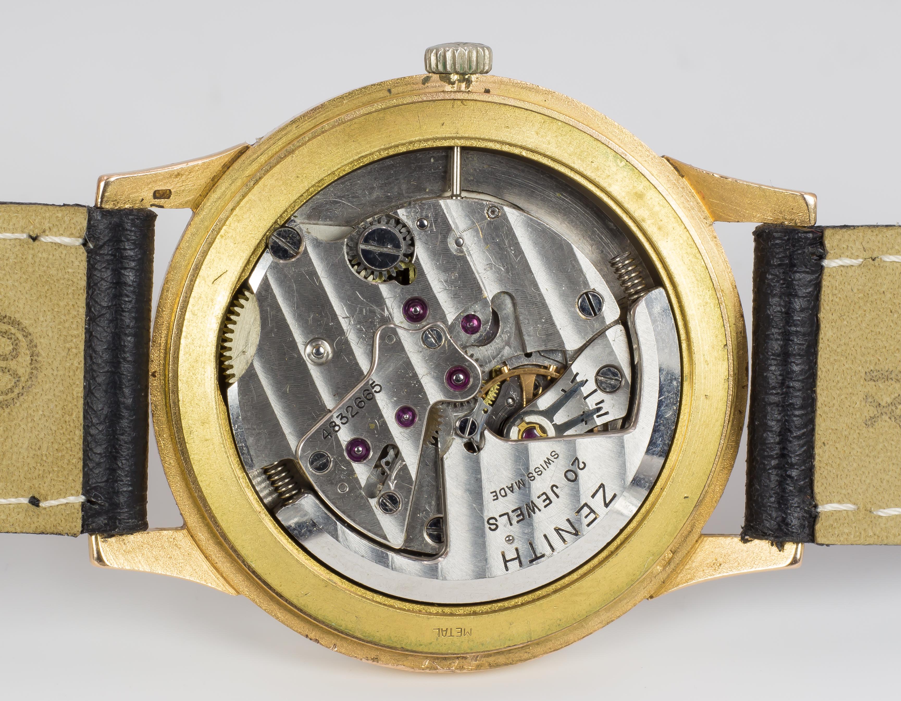 zenith gold watch 1950