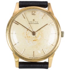 Vintage Gold Zenith Automatic Wristwatch, 1950s