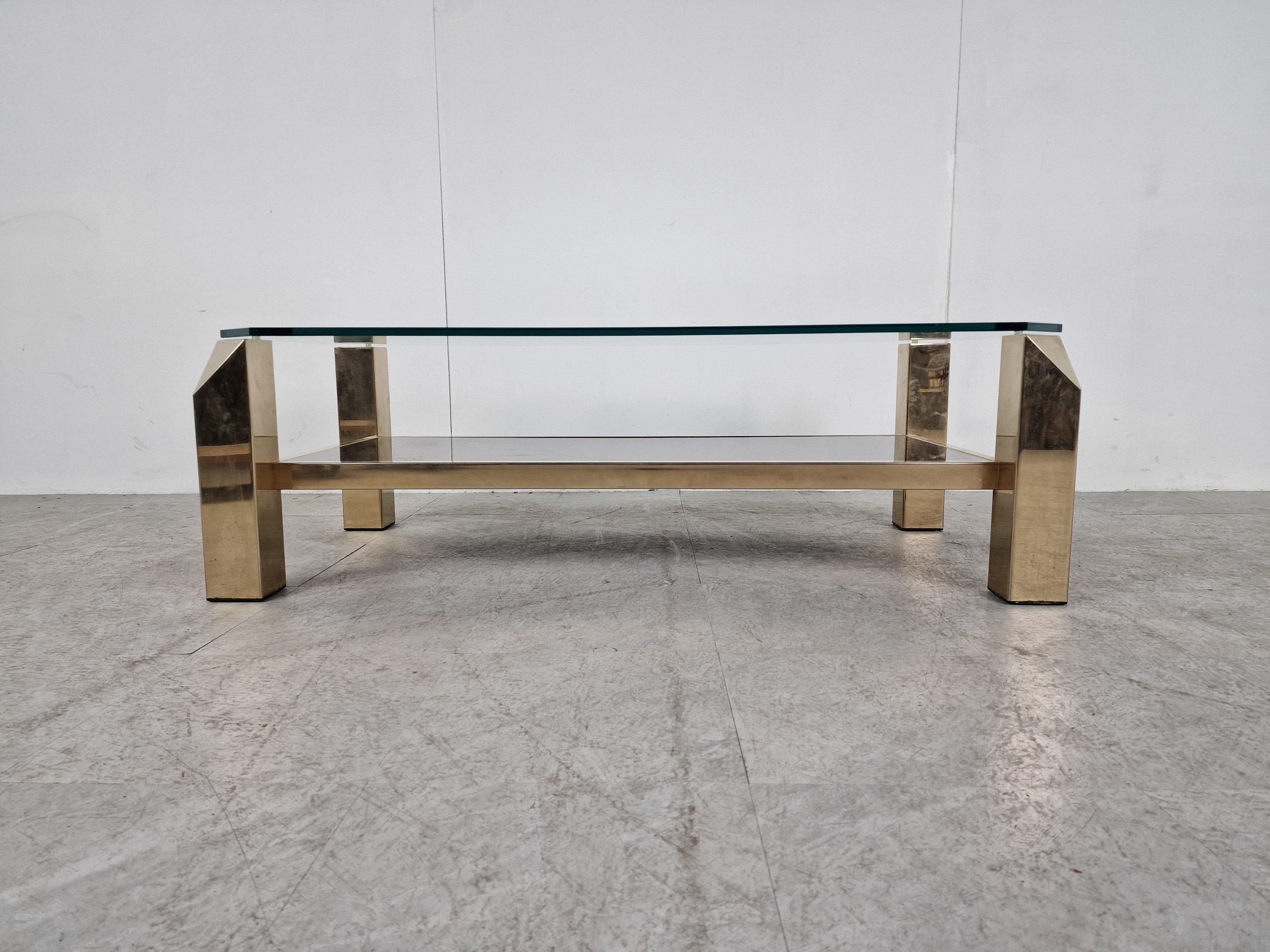 Tavolino d'oro vintage, 1970 In condizioni buone in vendita a Leuven, Vlaams Gewest