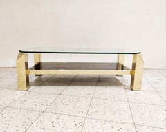 Vintage Golden Coffee Table, 1970s