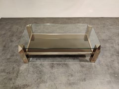 Vintage Golden Coffee Table, 1970s