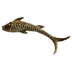 Vintage Golden Fish Brooch