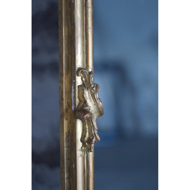 Espejo dorado vintage, década de 1890 en venta 4