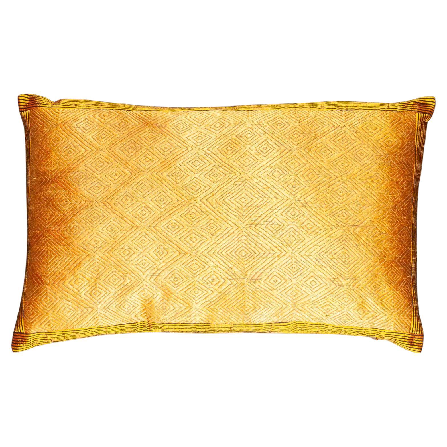 Copri cuscino Vintage Golden Phulkari