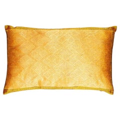 Vintage Golden Phulkari Pillow Cover