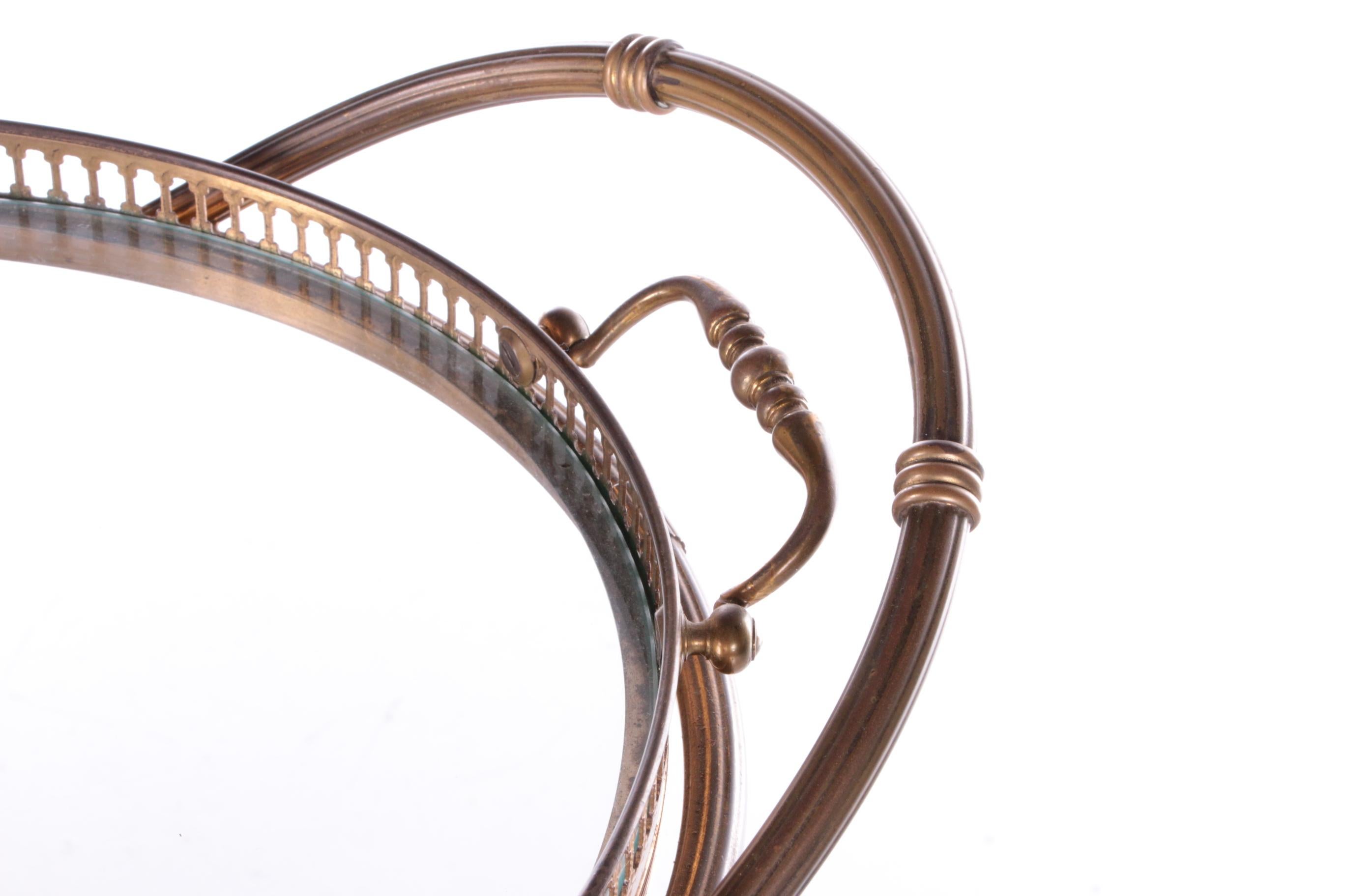 Mid-20th Century Vintage Golden Trolley for Maison Jansen, 1960s