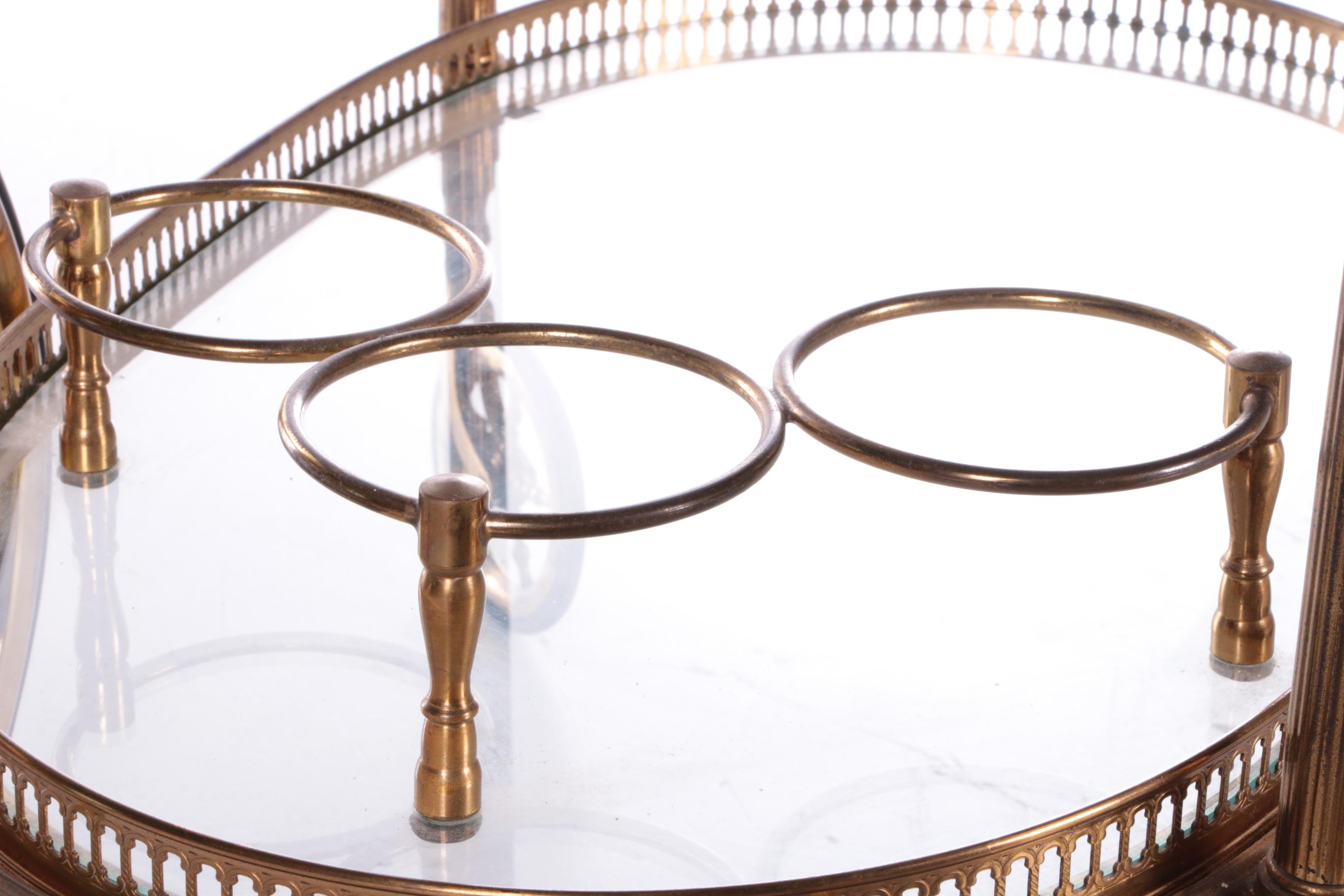 Vintage Golden Trolley for Maison Jansen, 1960s 2