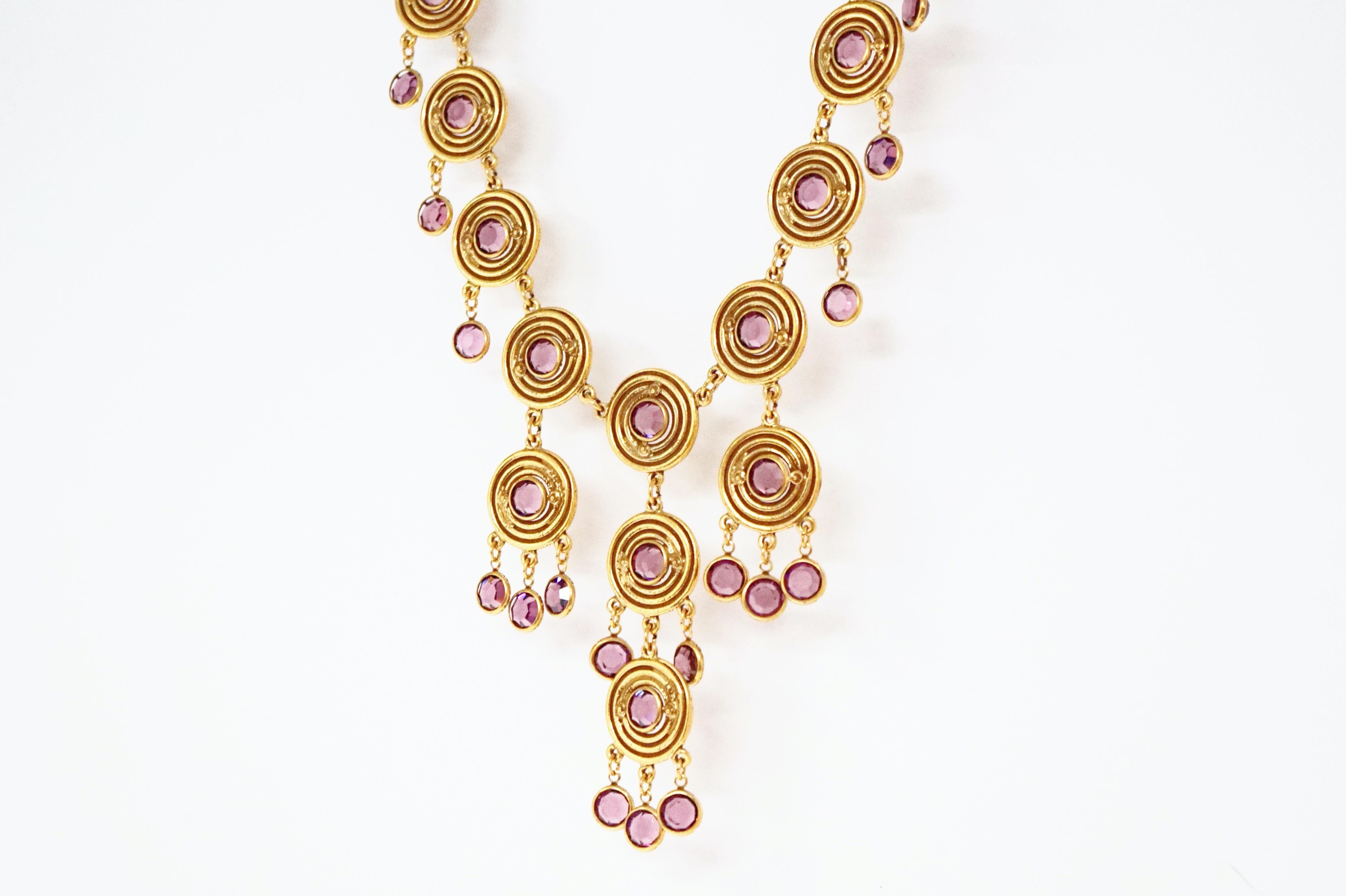 vintage goldette necklace