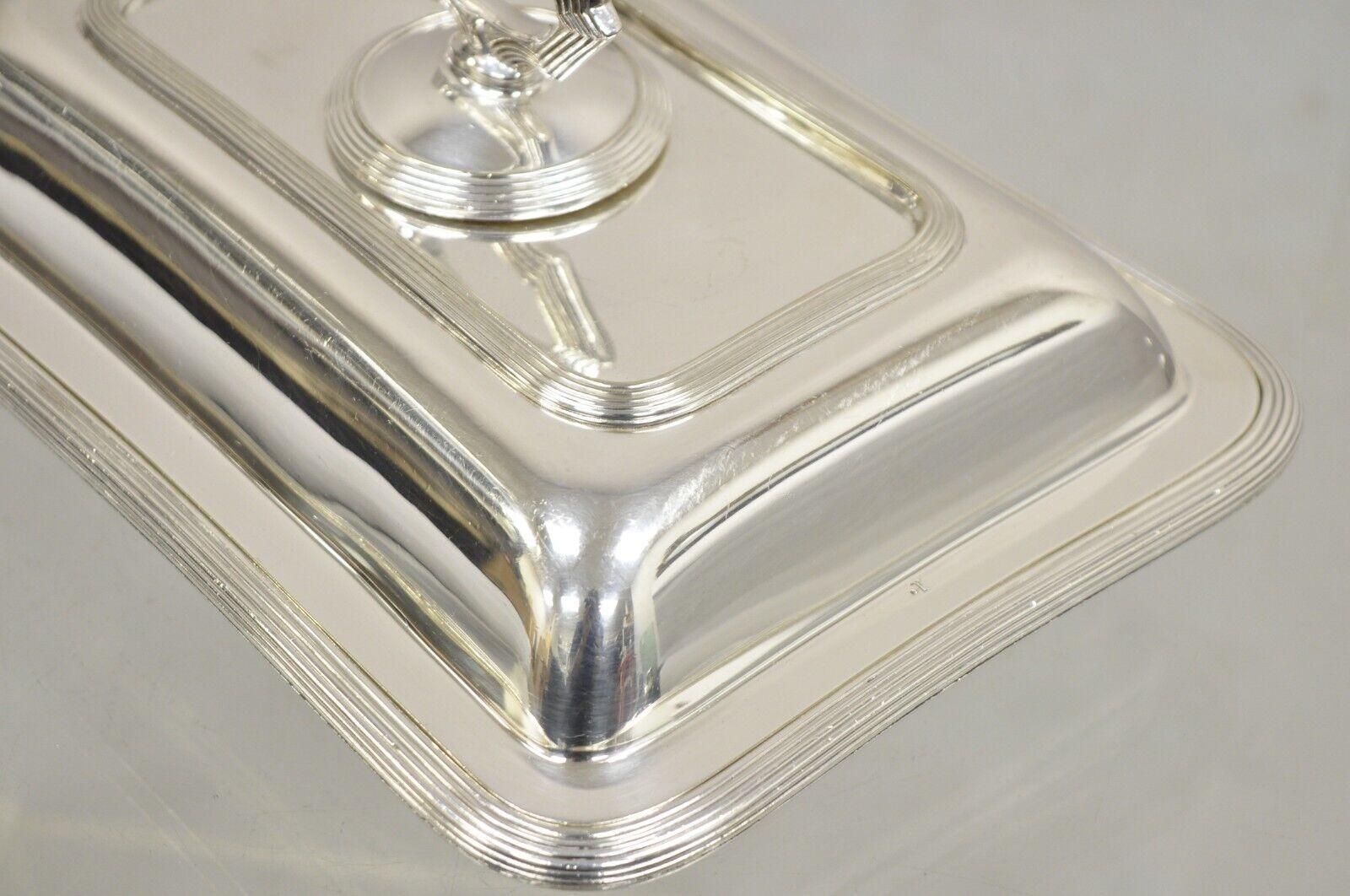Vintage Goldsmiths & Silversmiths Company Plato cubierto victoriano bañado en plata en Bueno estado para la venta en Philadelphia, PA
