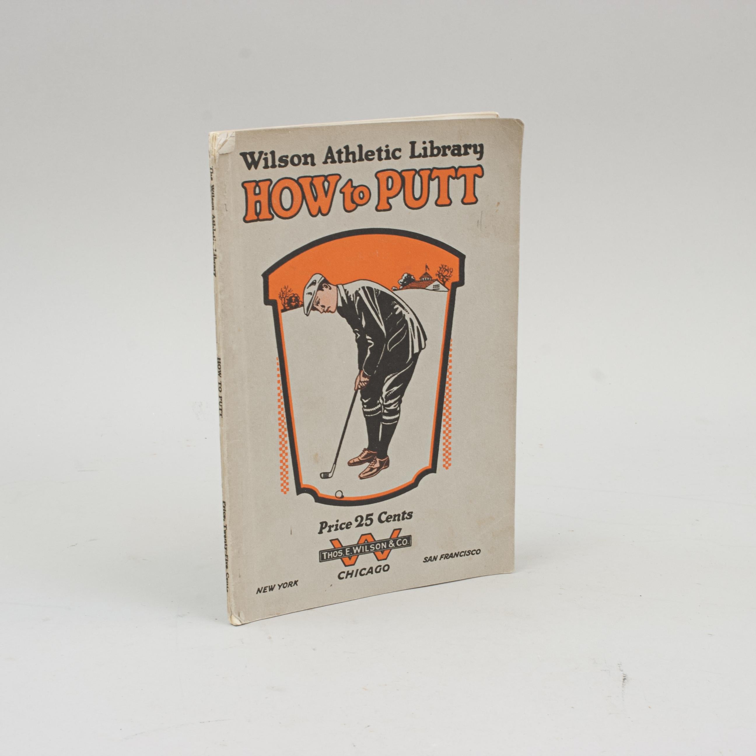 Vintage Golf Book, How to Putt For Sale 5
