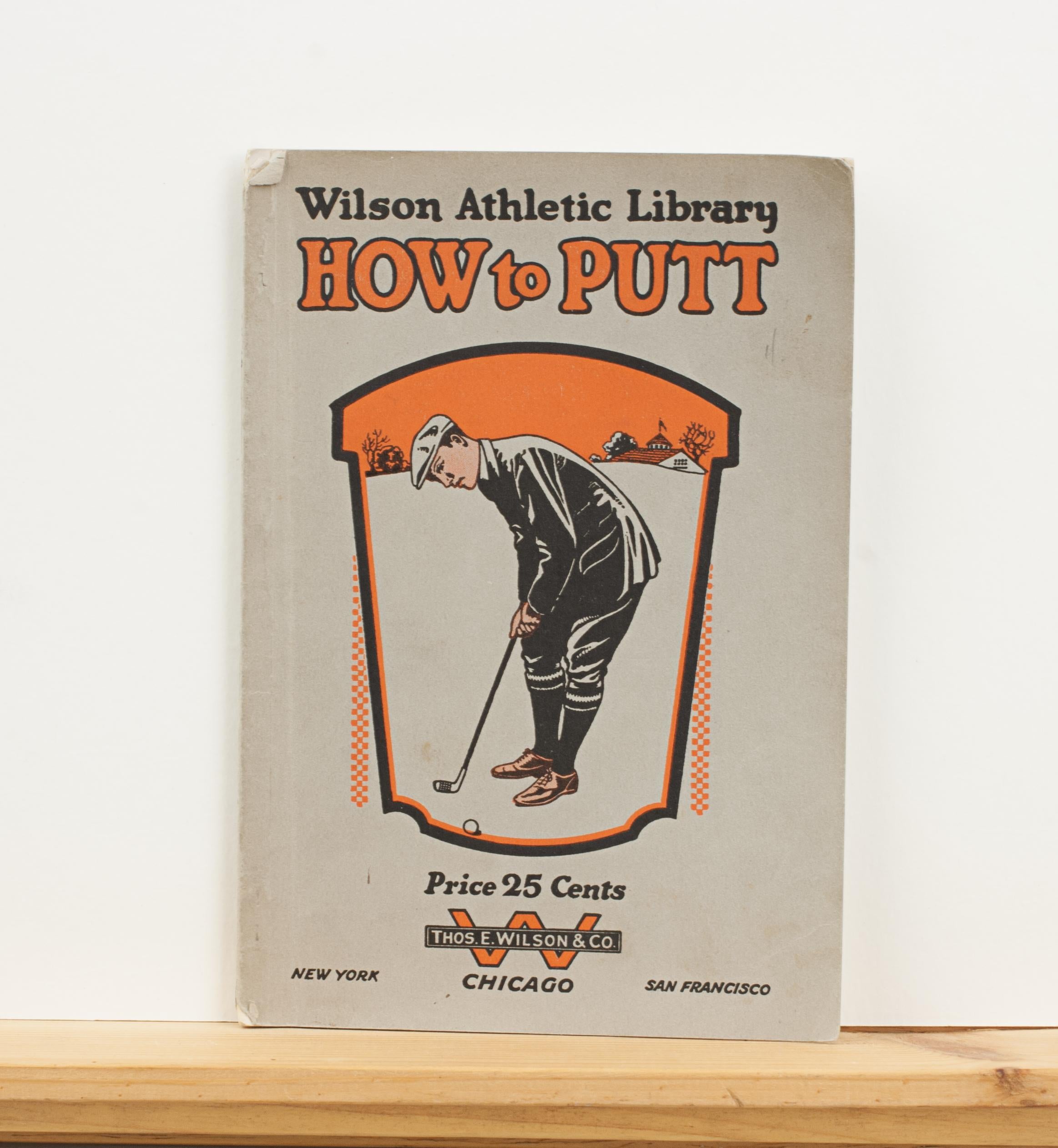 American Vintage Golf Book, How to Putt For Sale