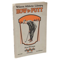 Antique Golf Book, How to Putt