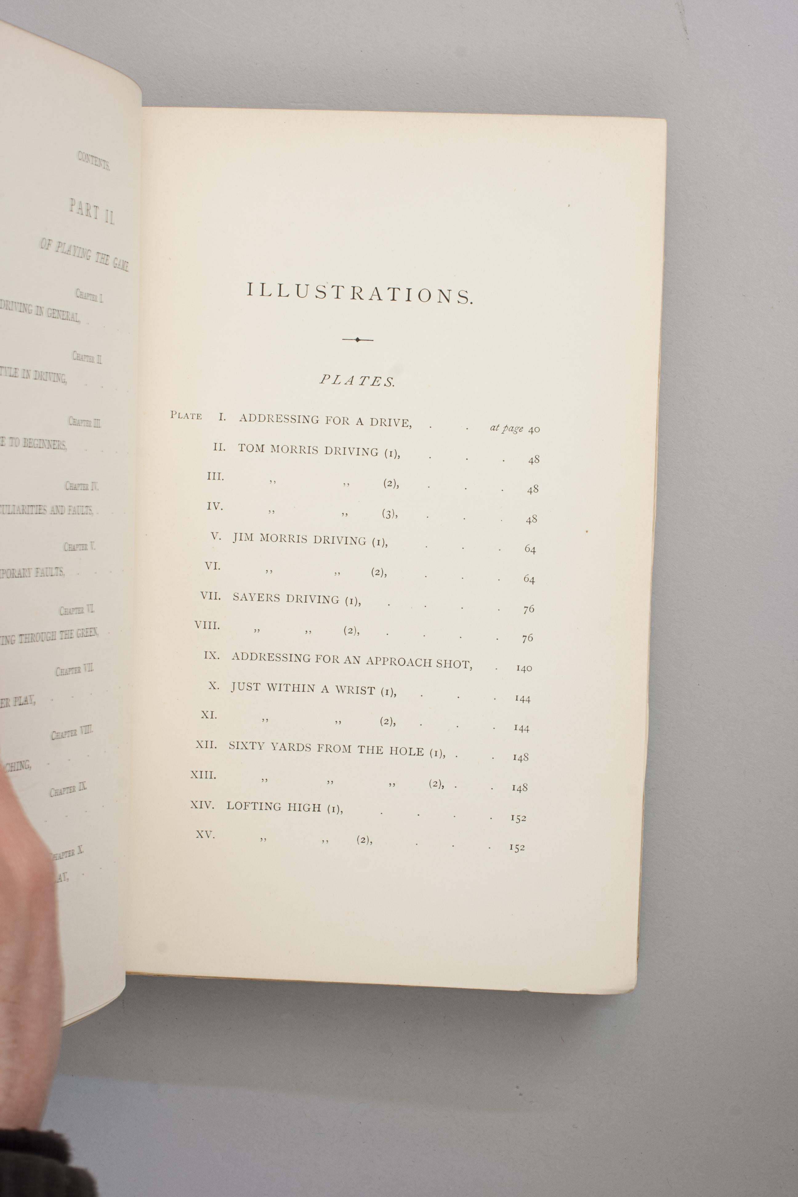 Vintage Golf Book, the Art of Golf by Simpson 2