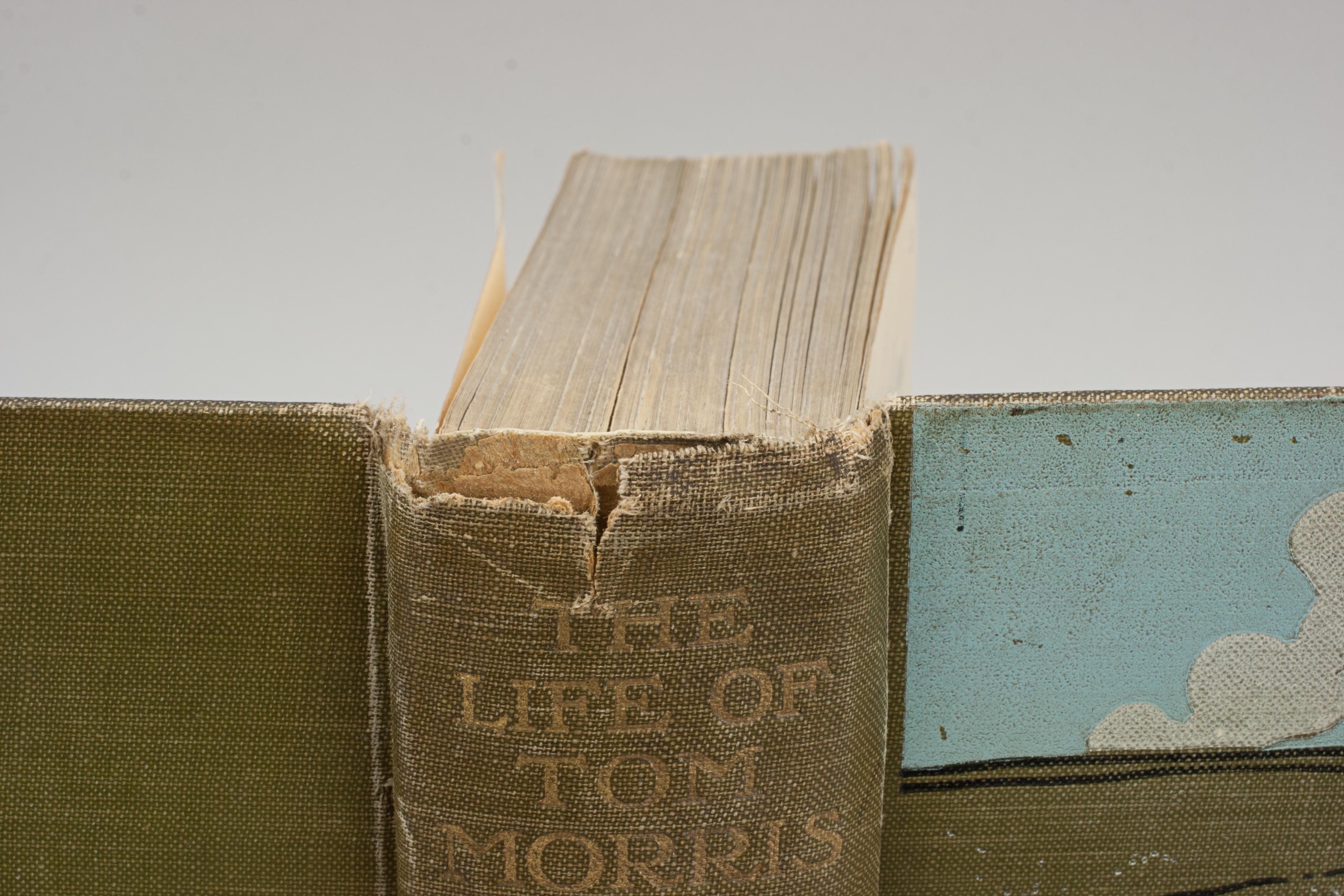 Vintage Golf Book, the Life of Tom Morris For Sale 2