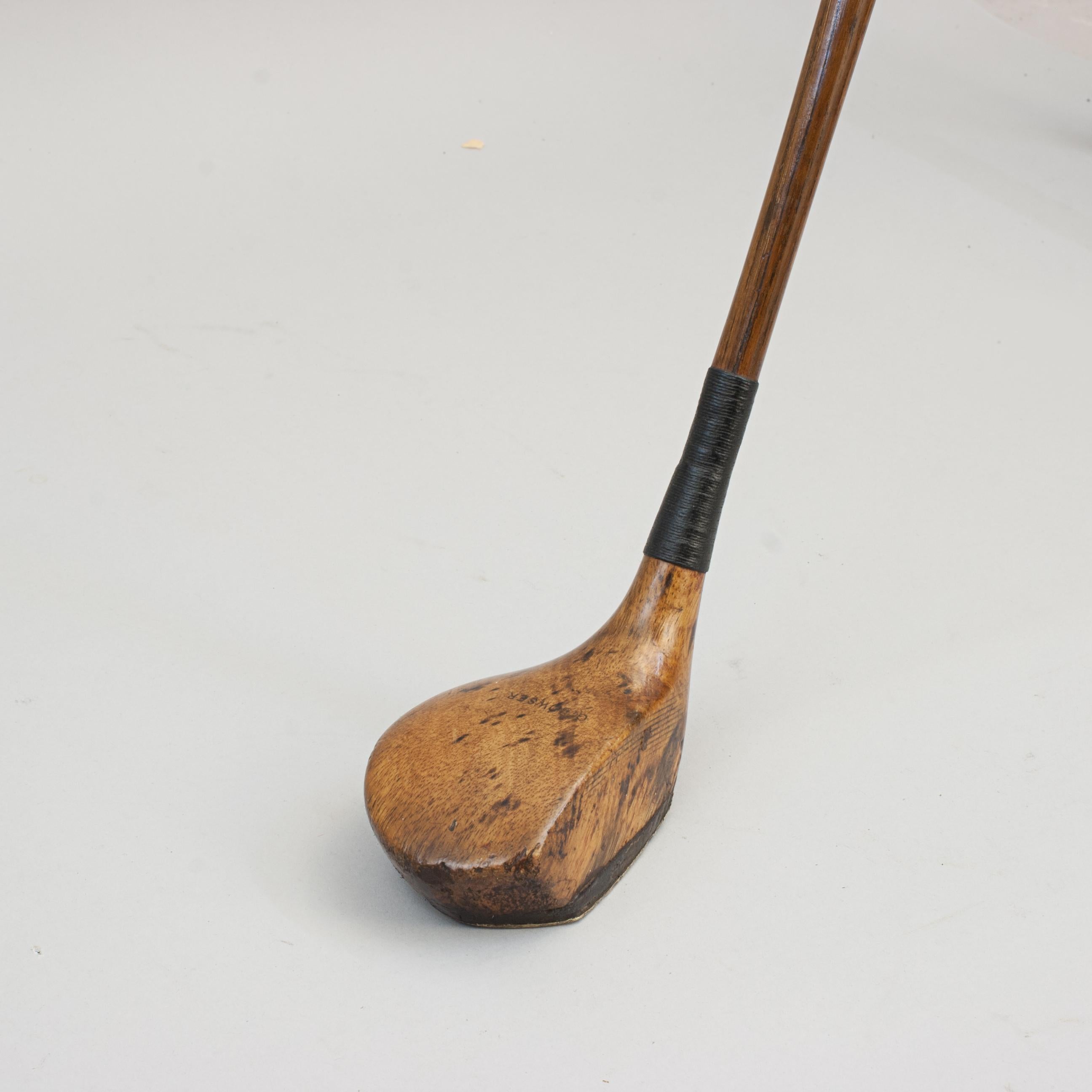 Vintage Golf Club, Brassie For Sale at 1stDibs
