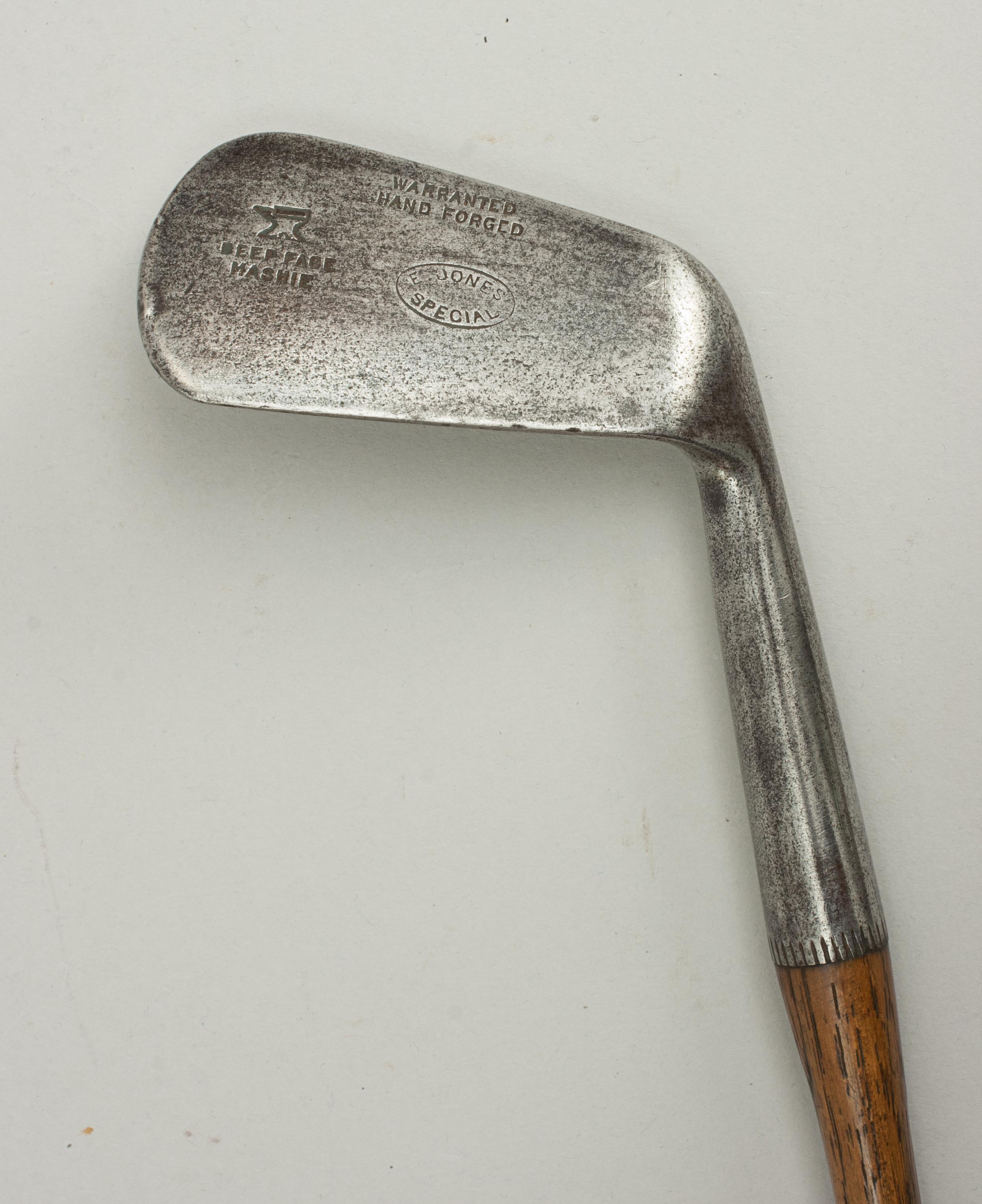 20th Century Vintage Golf Club, Deep Face Mashie by Spalding For Sale