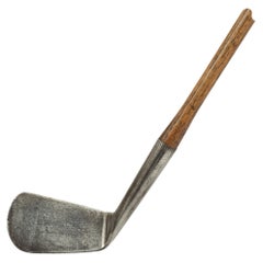 Fer De Golf Vintage Gibson Scotland MASHIE CLEEK - Bois - Droitier - Ancien Collecteur