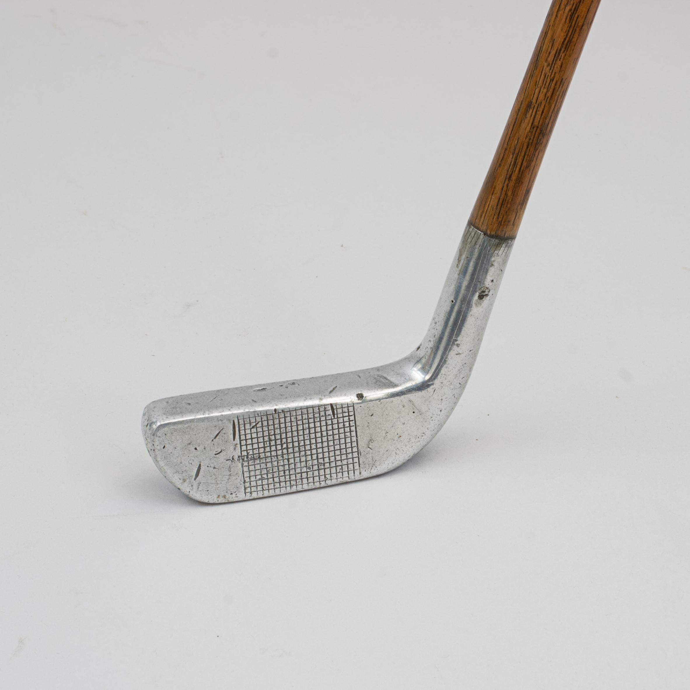 Vintage Golf Club, Hickory Shafted Aluminium Putter 3