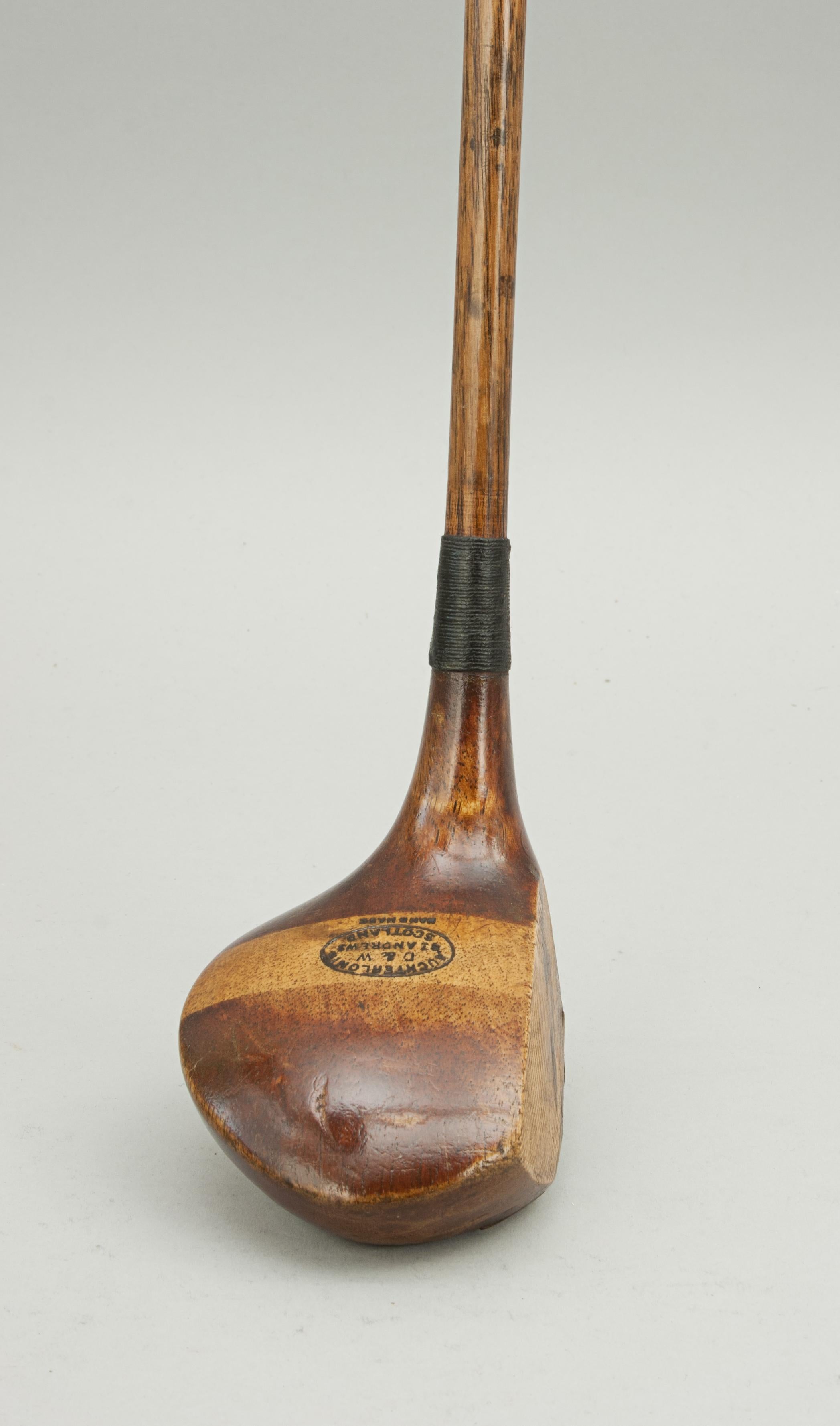 Scottish Vintage Golf Club, Hickory Shafted by Auchterlonie, St Andrews