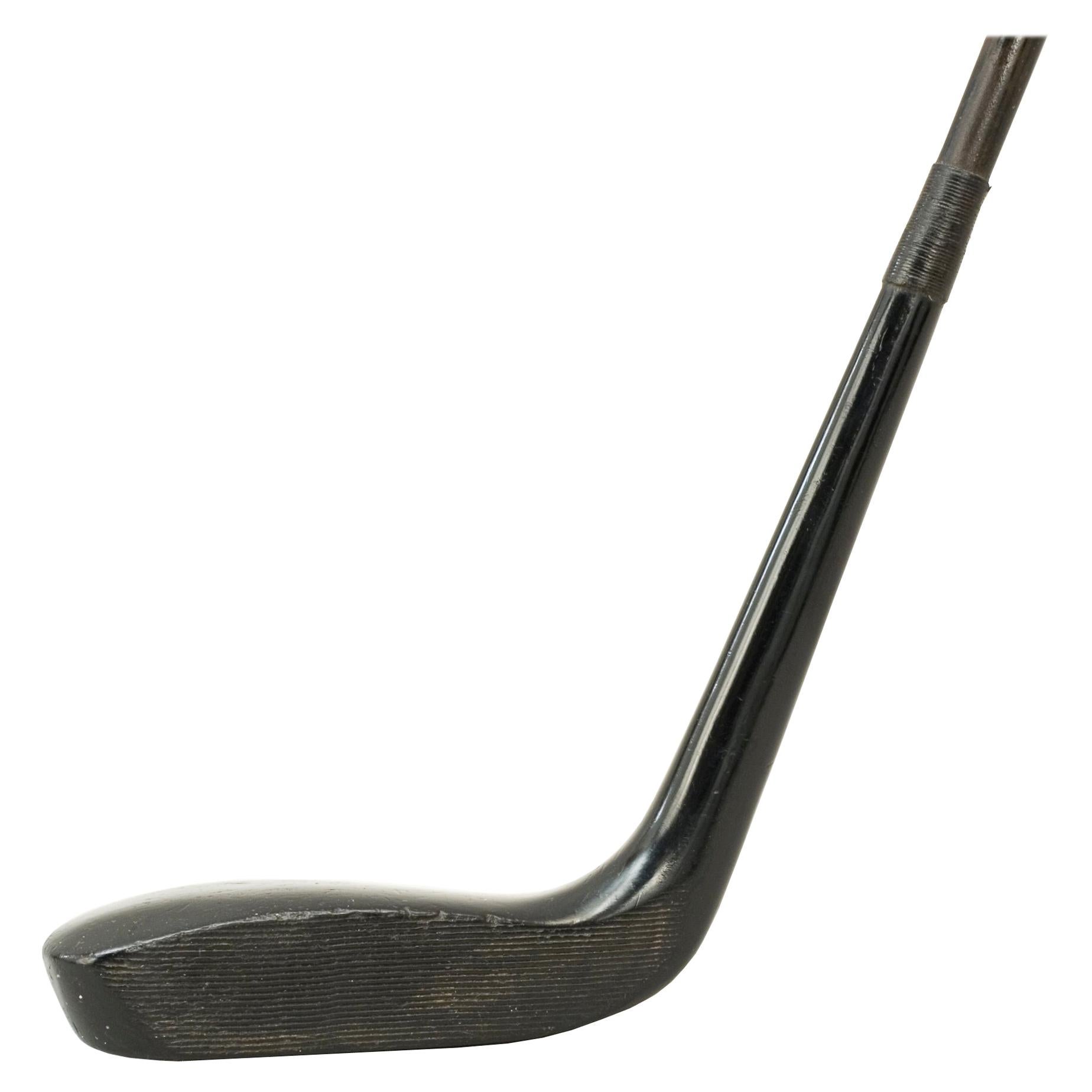 Vintage Golf Club, Long Nose Putter, Black Composit at 1stDibs