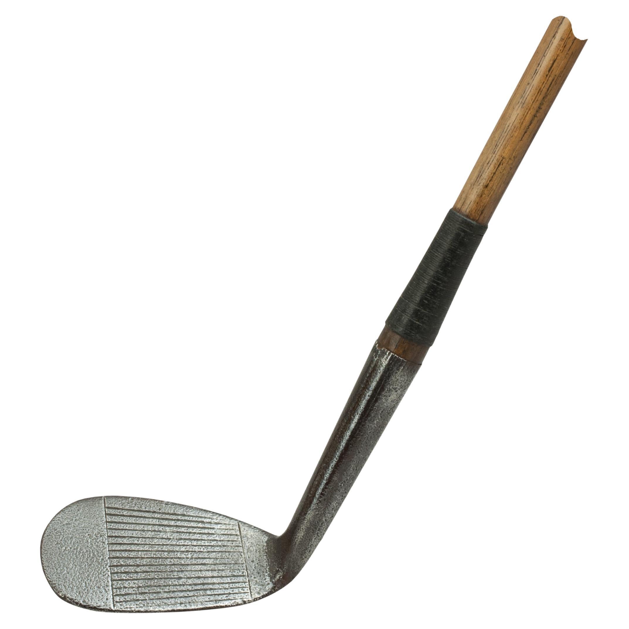 Ancien Club De Golf Tom Stewart - Mashie En Bois Pour Droitier - Vintage Tom Morris