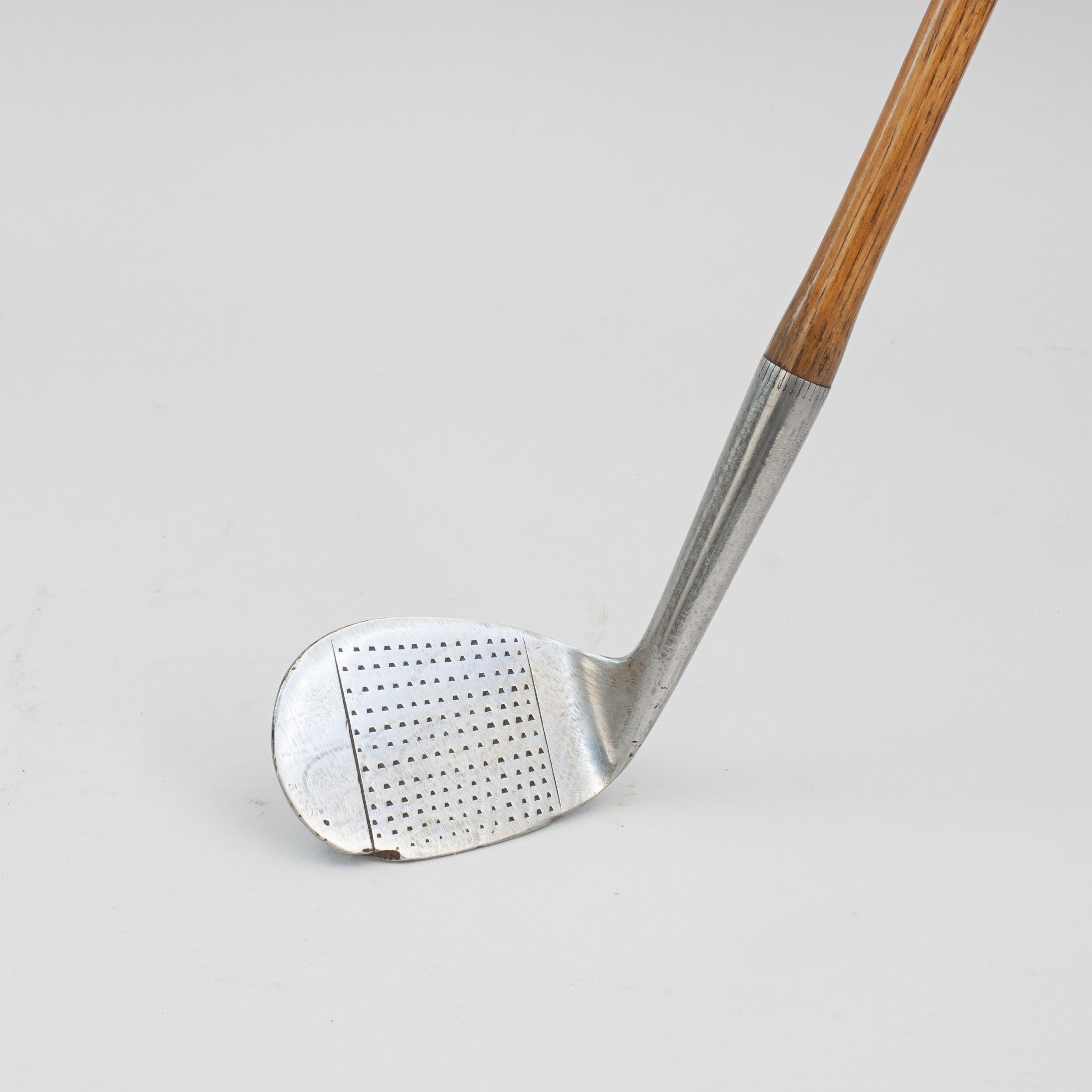 Club de golf vintage Niblick par Abe Mitchell en vente 5