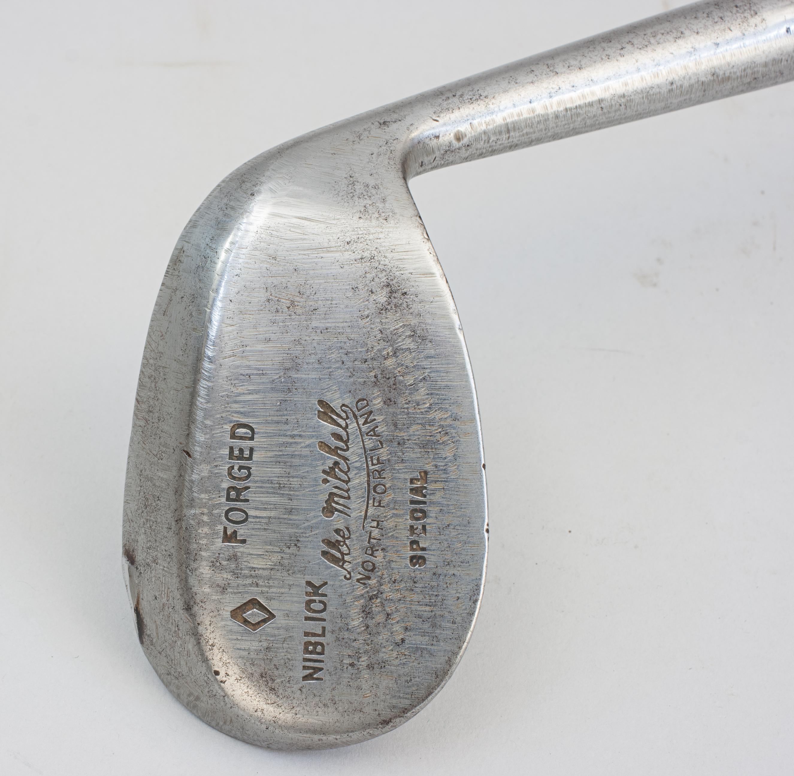 Club de golf vintage Niblick par Abe Mitchell en vente 1
