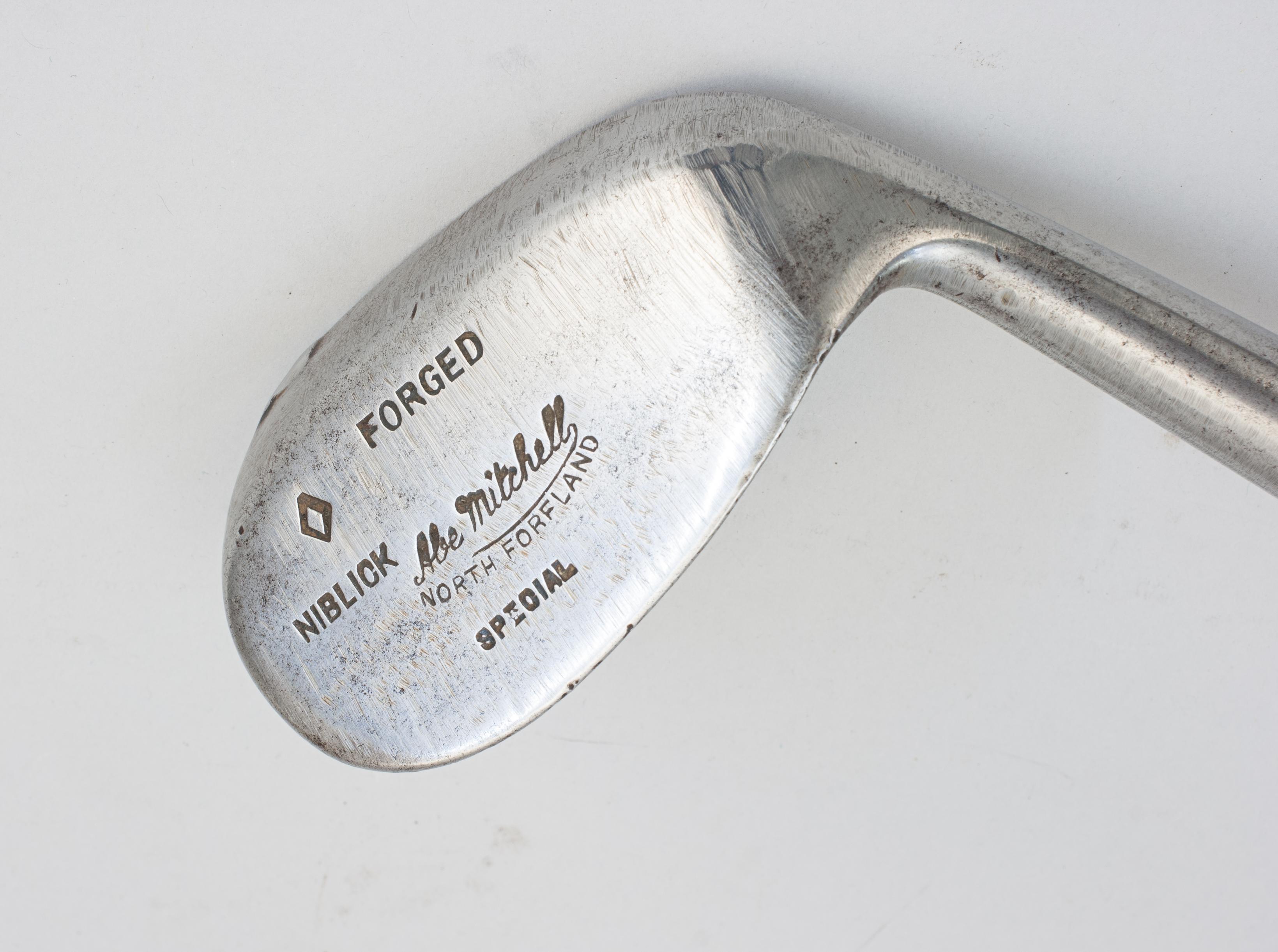 Club de golf vintage Niblick par Abe Mitchell en vente 2
