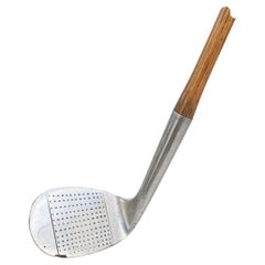 Antique Golf Club, Niblick By Abe Mitchell