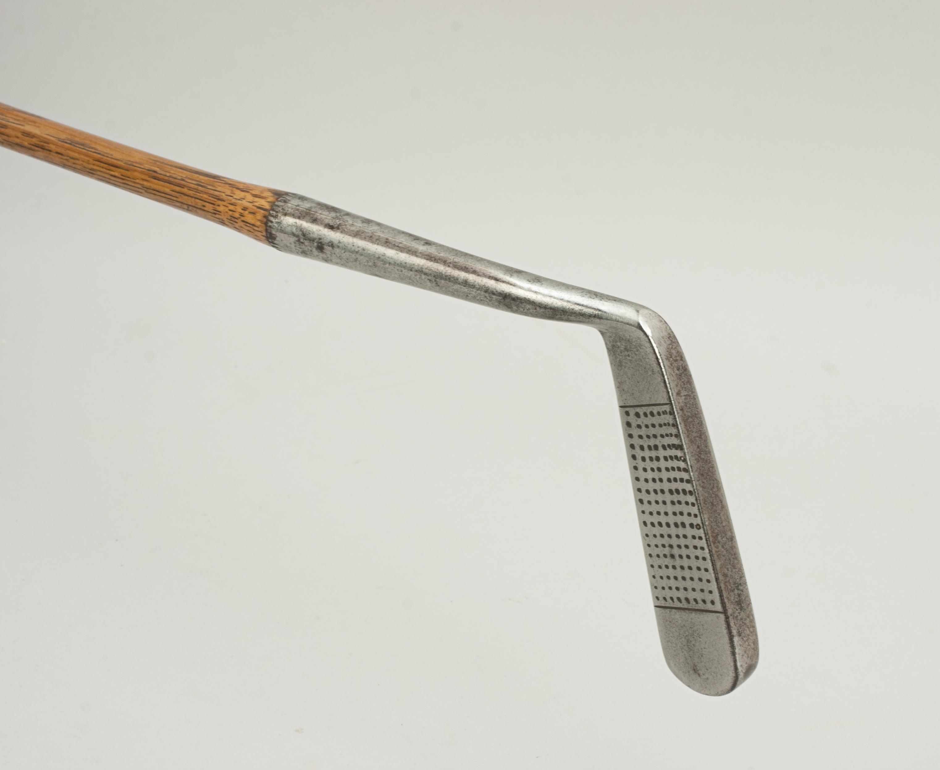20th Century Vintage Golf Club, Putter by Cann & Taylor with J.h Taylor Autograph