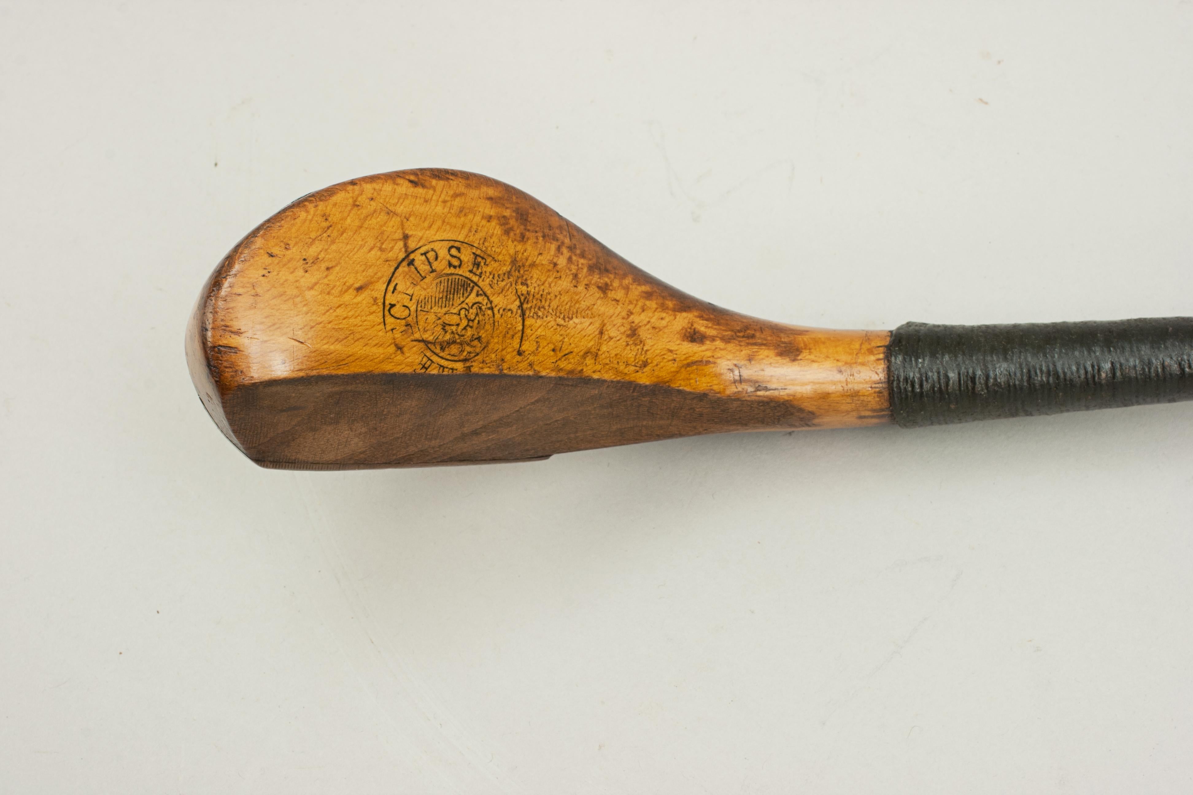 Vintage Golf Club, Transitional Long Nose Lofter, the Eclipse In Good Condition For Sale In Oxfordshire, GB