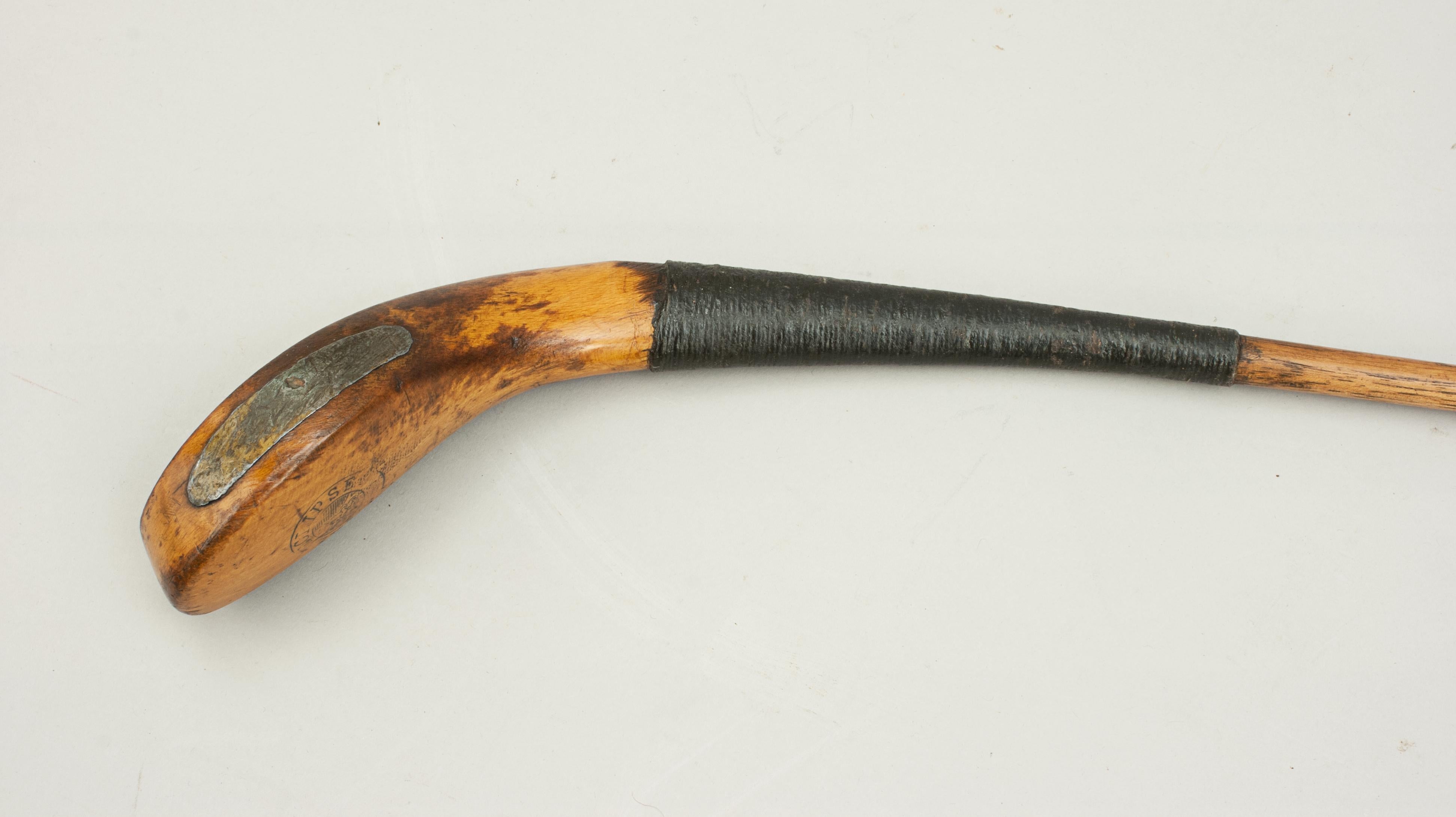 Beech Vintage Golf Club, Transitional Long Nose Lofter, the Eclipse For Sale
